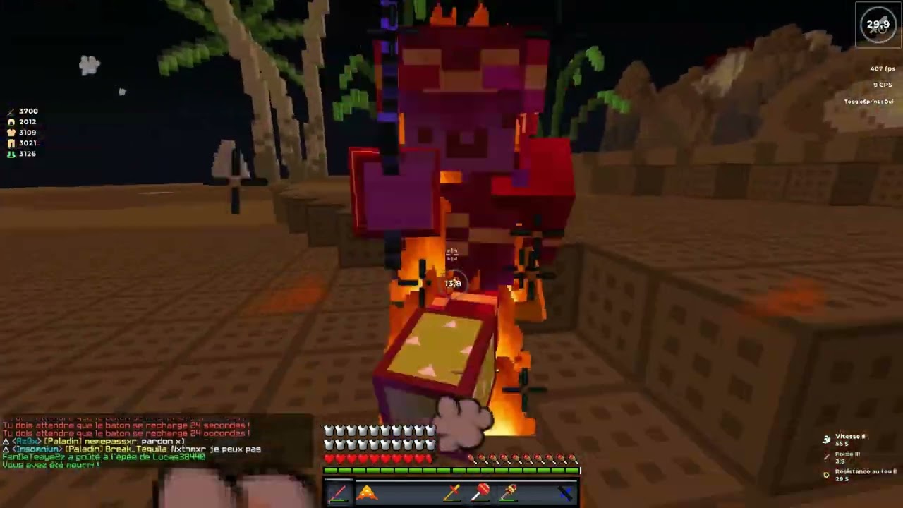 Destroying Paladium players