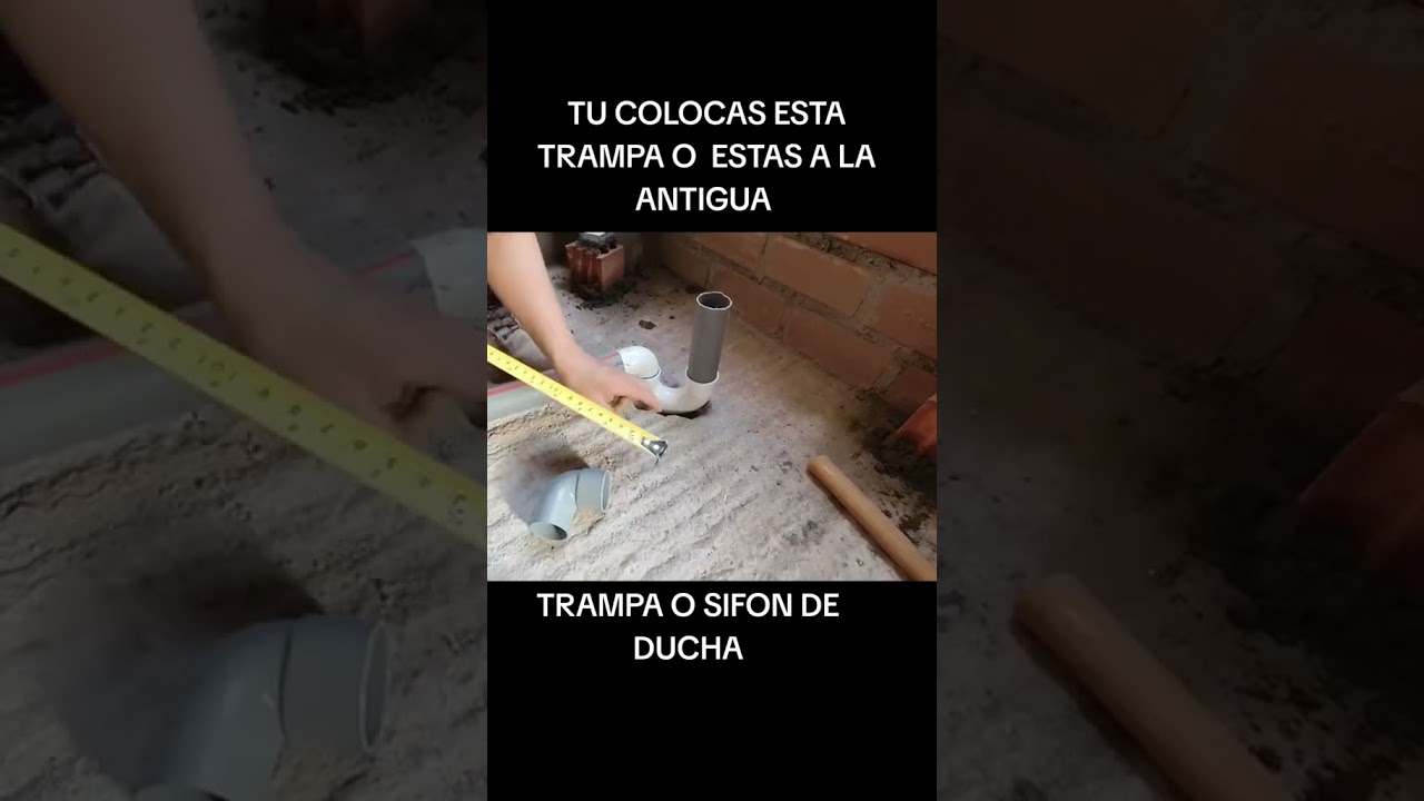 COLOCADO  DE TRAMPA DE DUCHA #construccion #TRAMPADEDUCHA #instalaci&oacute;n  #CHIFUCONSTRUCCIONES