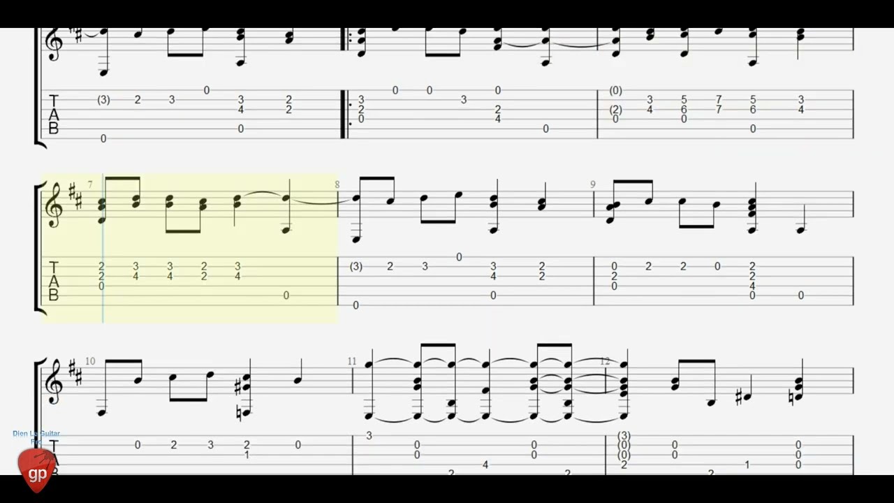 Frank Sinatra - Strangers In The Night - Guitar Tabs