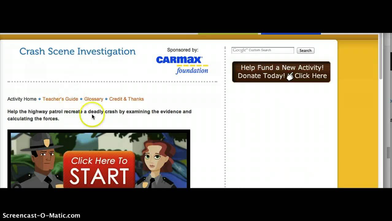 Crash Scene Investigation