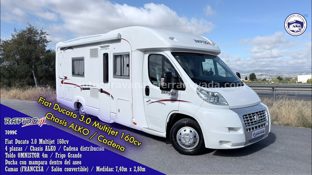 25/76 AUTOCARAVANA PERFILADA RAPIDO 7099C