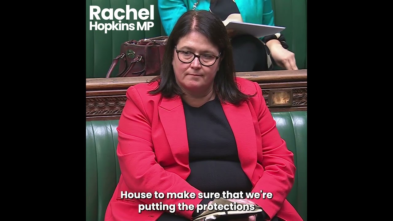 Rachel Hopkins MP- Protections for Women Election Candidates and Campaigners