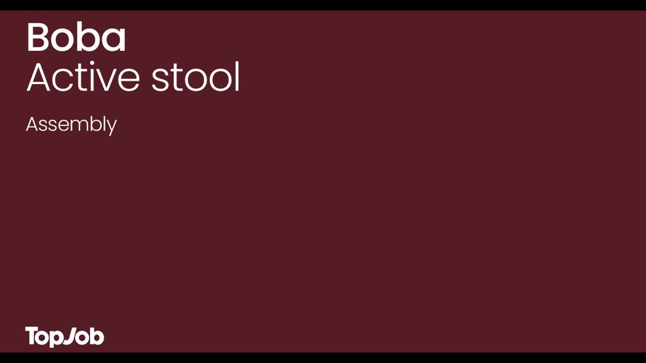 Assembly Guide | Boba Active Stool