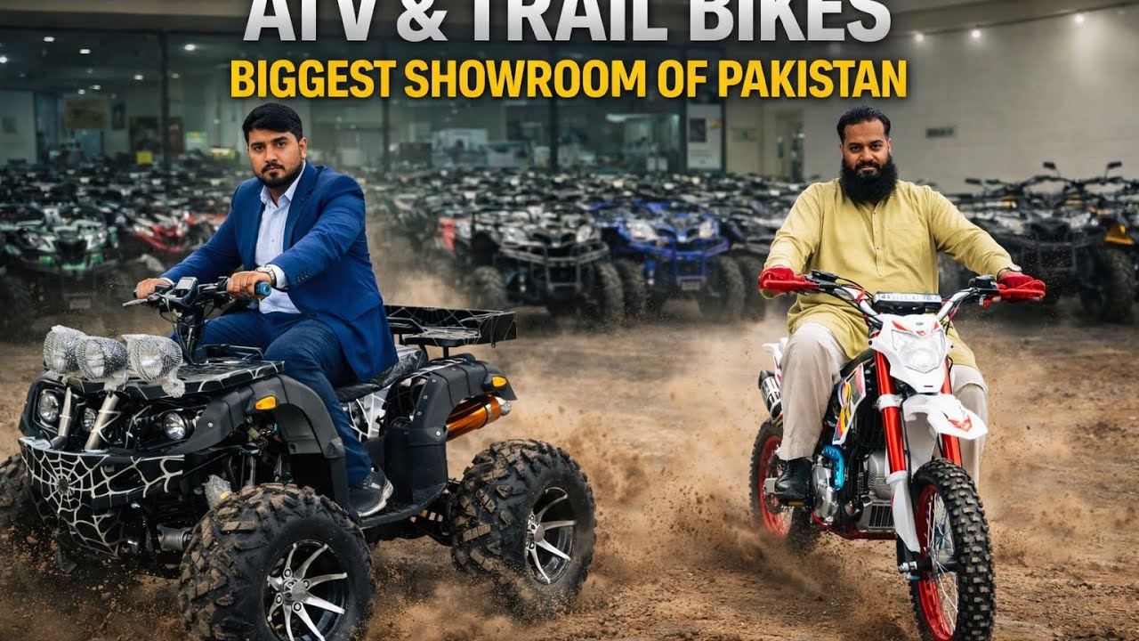ATV & Trail Bikes Pakistan | Biggest Showroom Visit | Models & Prices