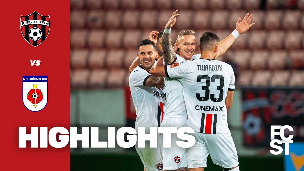 HIGHLIGHTS | FC Spartak Trnava 3:0 MFK Ružomberok (1:0)