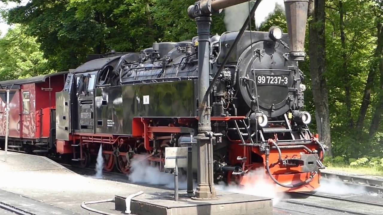 Mit HSB Dampflok BR 99 auf den Brocken, 1142m 2016