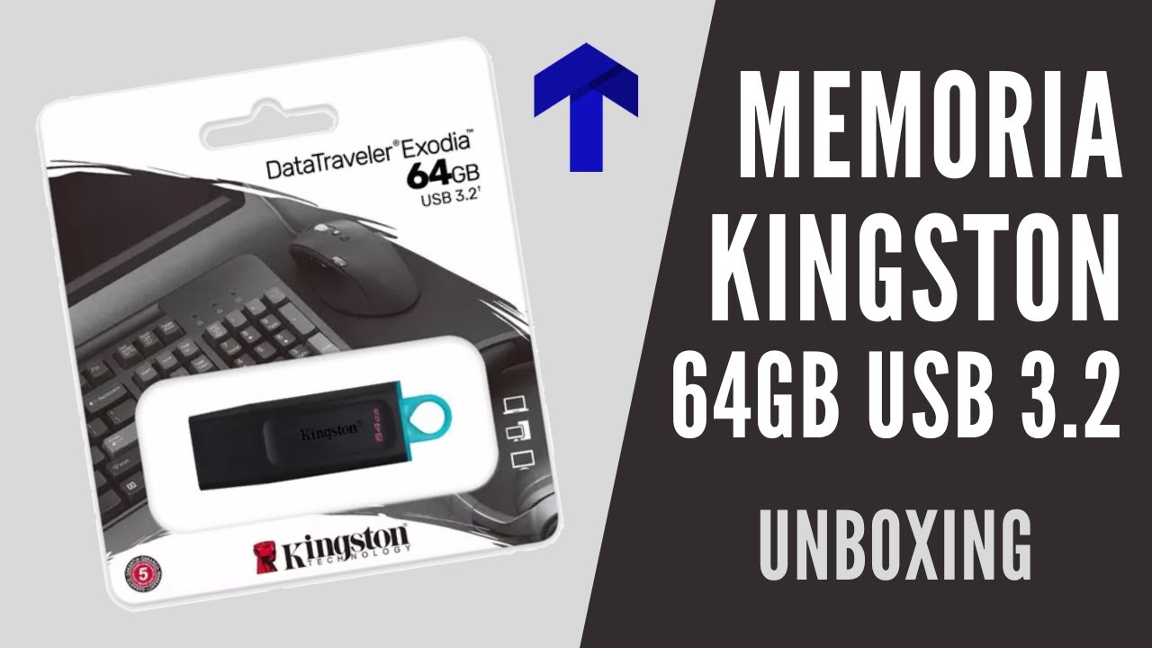 Memoria USB Kingston 64GB USB 3.2 - Unboxing y test | TecnoJeen