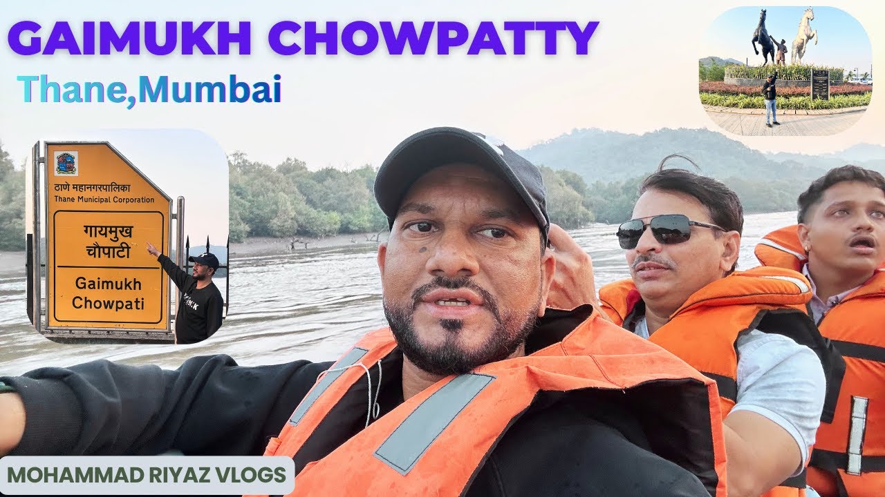 Gaimukh Chowpatty Thane Vlog | Bhiwandi to Gaimukh | Hidden Sunset Spot | Mohammad Riyaz Vlogs