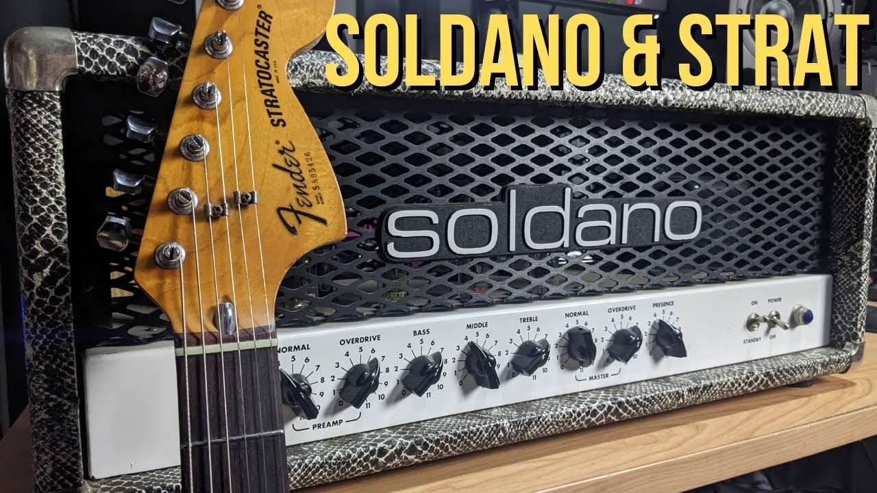 SOLDANO & Strat  - AMAZING Low Gain Tones!