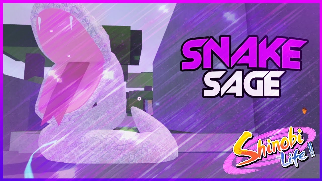 Maxed Snake Sage Showcase and Location in Shinobi Life 2 l Roblox
