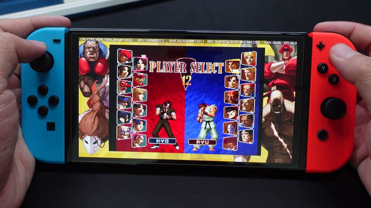 SNK vs Capcom: SVC Chaos Gameplay On Nintendo Switch Oled