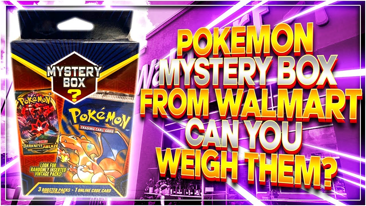 Pokemon Walmart Mystery Box! Can it be weighed?