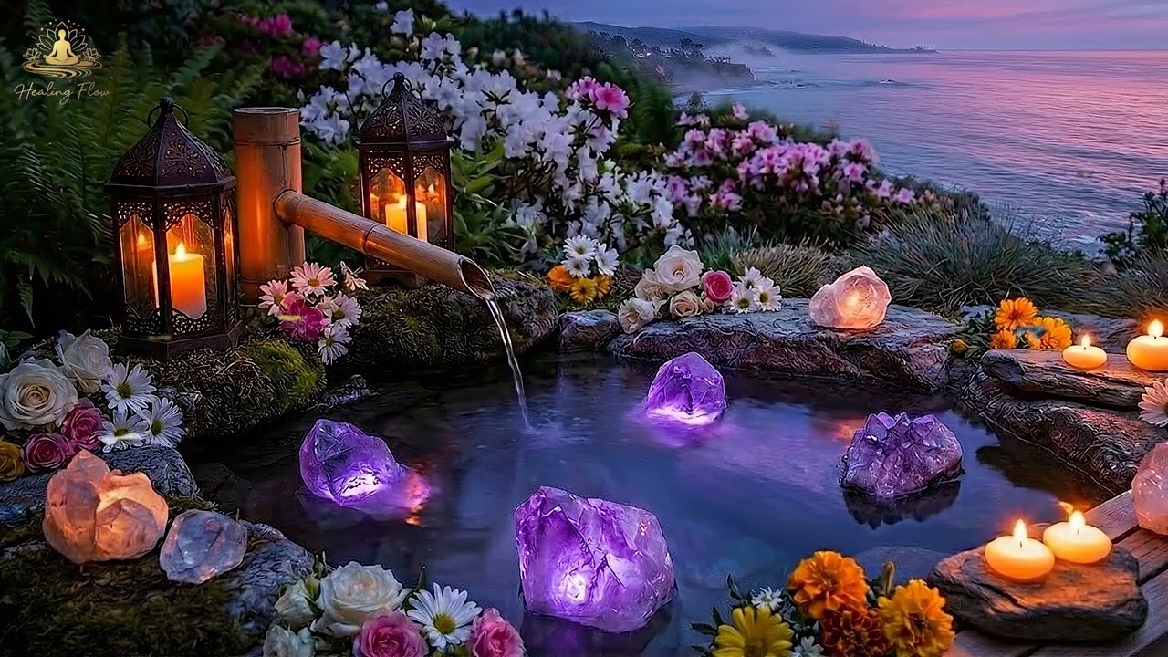 Crystal Reflections at Dusk – Mindful Handpan Meditation #relaxmusic #pianomusic #Meditation