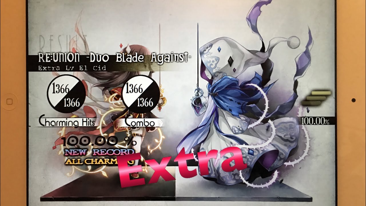 【DEEMO】RE:UNION -Duo Blade Against- ex AC(100.00%)