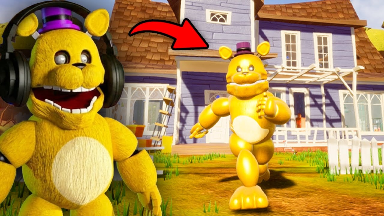 Fredbear Play - Hello Neighbor Fredbear Mod