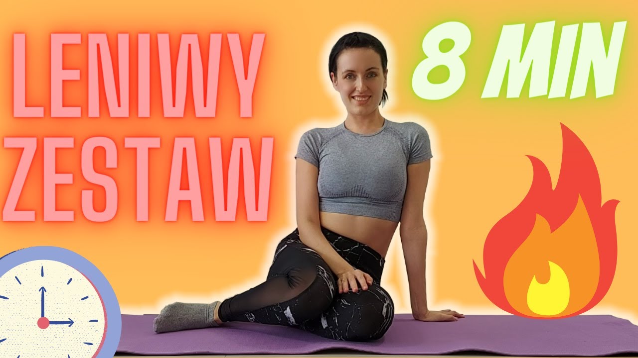 TRENING NA PŁASKI BRZUCH  + UDA  / 8 minut / Proste ćwiczenia dla poczatkujących