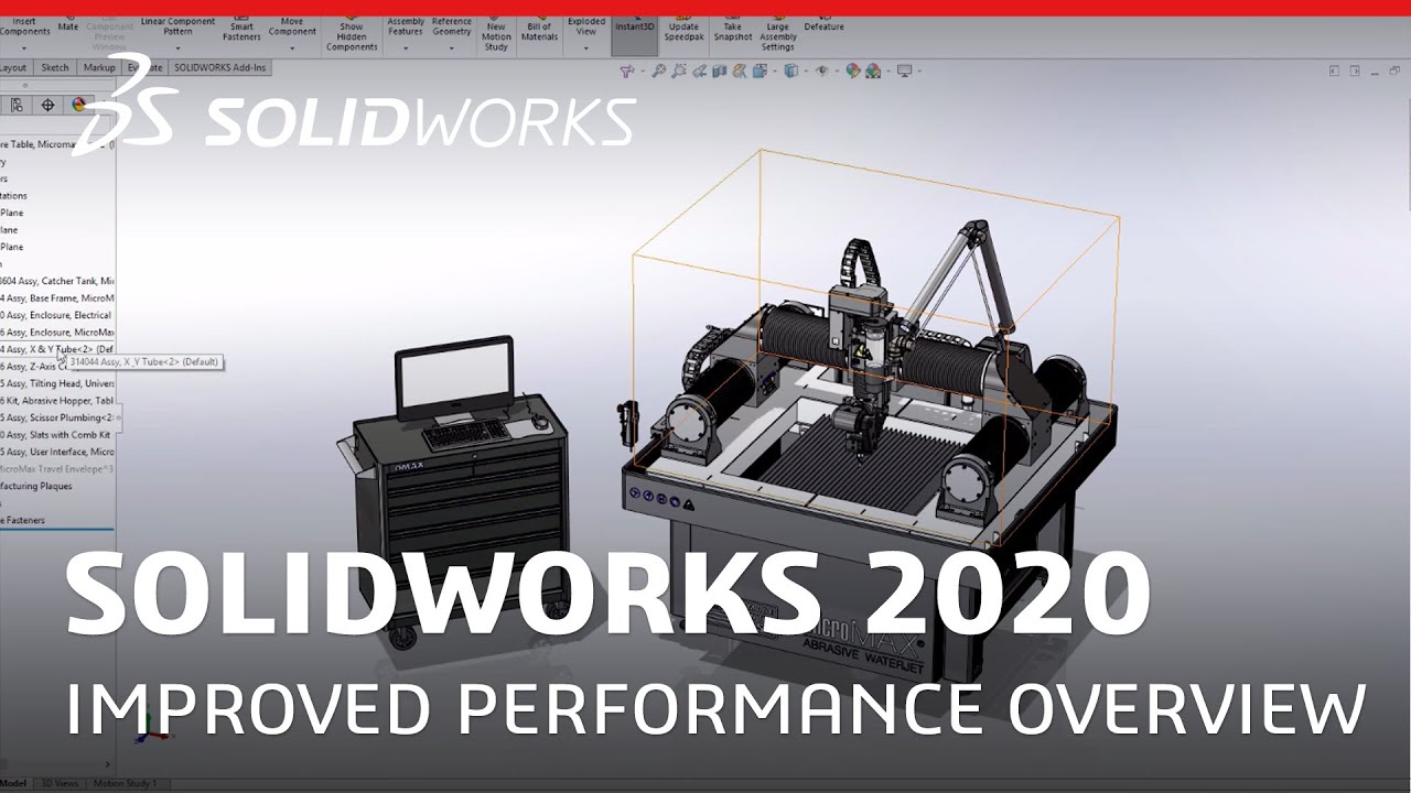 What's New in SOLIDWORKS 2020 - Improved Performance Overview
