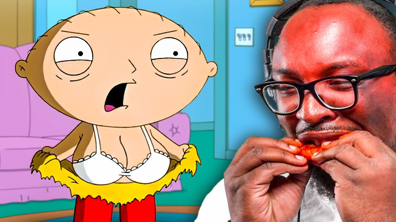 We turned FAMILY GUY into a Hot Wings Challenge