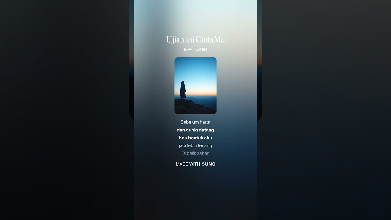 Ujian ini CintaMu