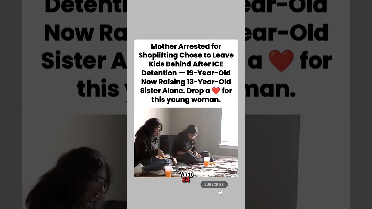 Teen Raises 13-Year-Old Sister After Parents Deported #shorts #News 😢💔