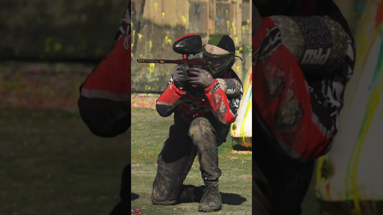 Mic&rsquo;d Up 🎤 w/ Clay Hughes of LA Ironmen 🔫💥👊🏻 #paintball #chooseDYE