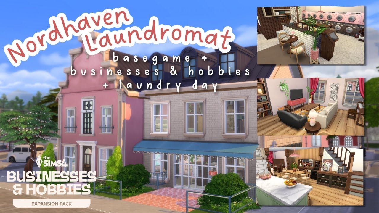 early access! businesses and hobbies! ~ Nordhaven Laundromat | speedbuild