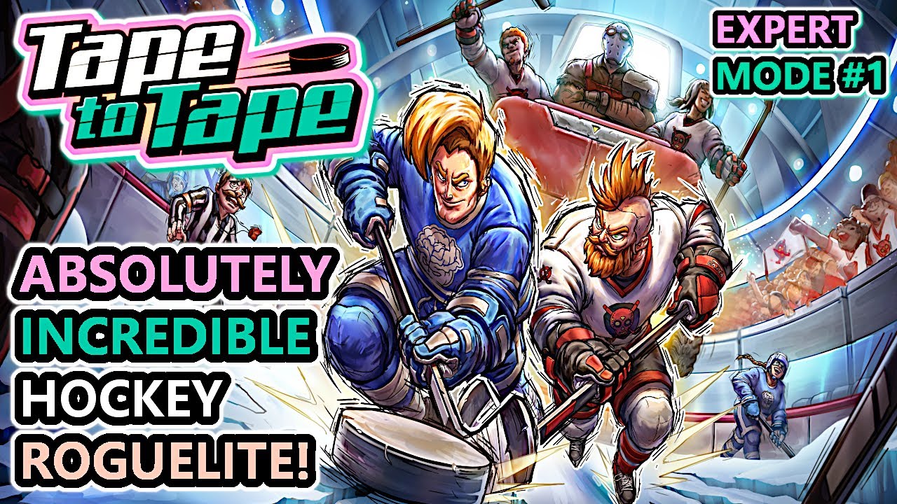BERSERK Mode Lancelov vs. EXPERT Mode! The BEST Modern Hockey Game Is A Roguelite!? | Tape To Tape