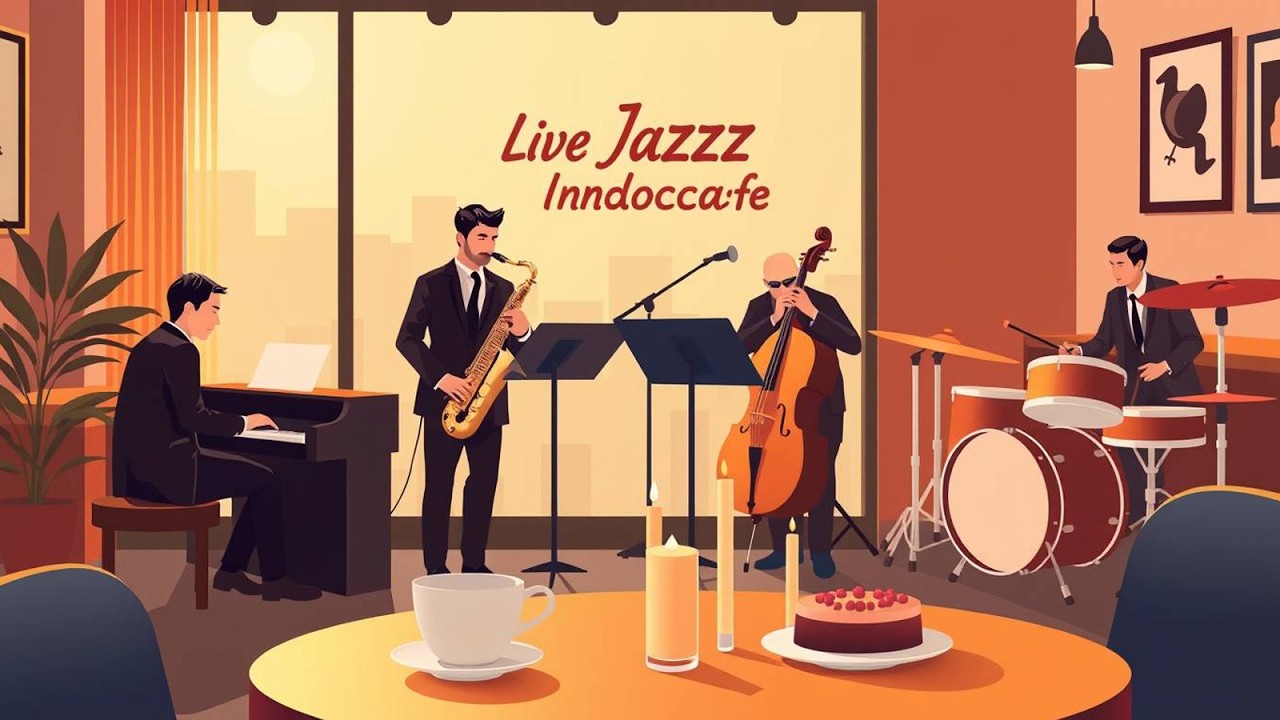 LIVE ☕🌙 Night Coffee Jazz | Relaxing Music for Study, Work & Chill