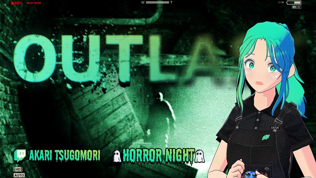 【Akari Tsugomori】Outlast 📹 (Full Game)【🐟Akarium🐟】