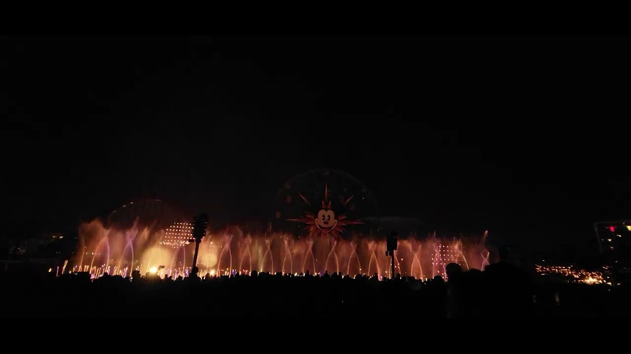 World Of Color Happiness With The Lunar New Year Pre-Show Called Hurry Home. 