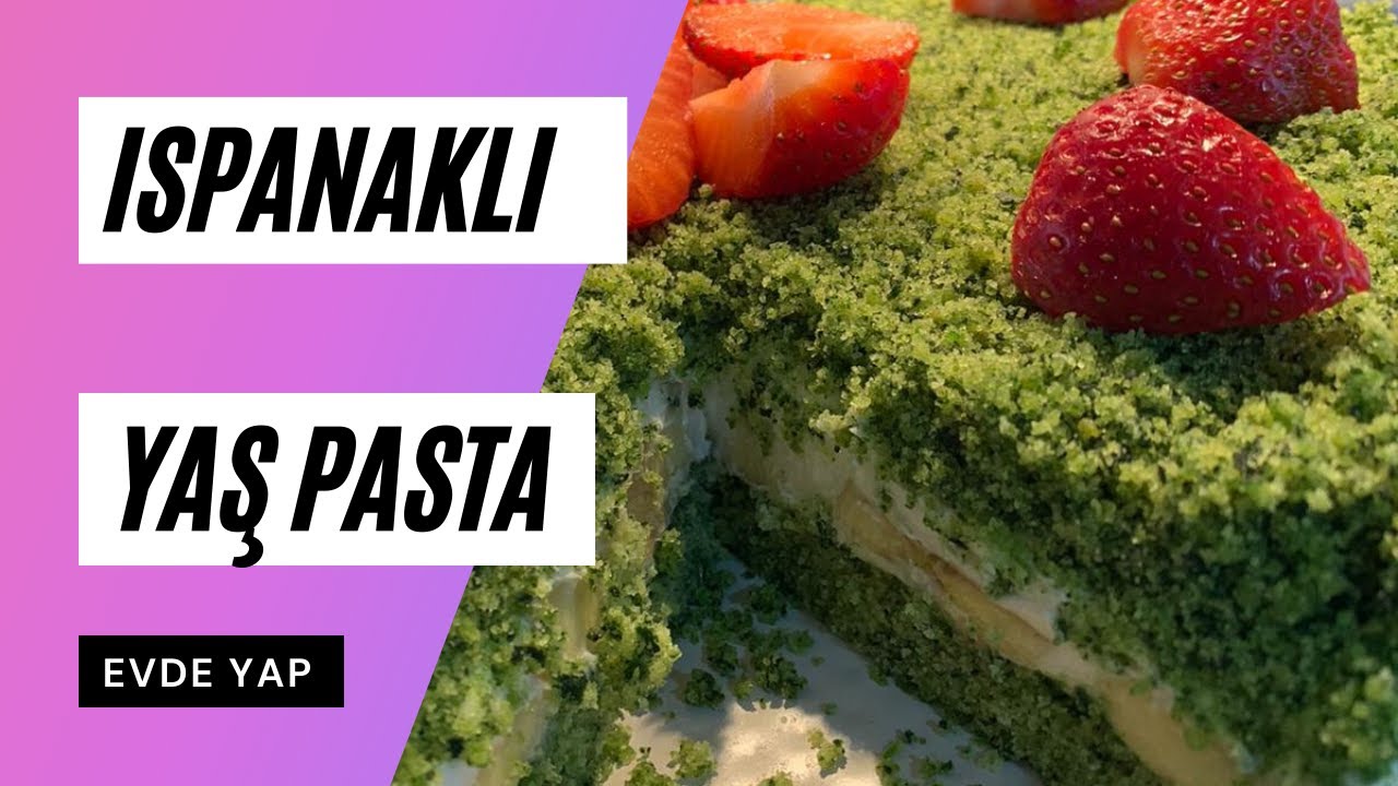 EVDE ISPANAKLI YAŞ PASTA TARİFİ 🥮 | PASTA TARİFLERİ | TATLI TARİFLERİ
