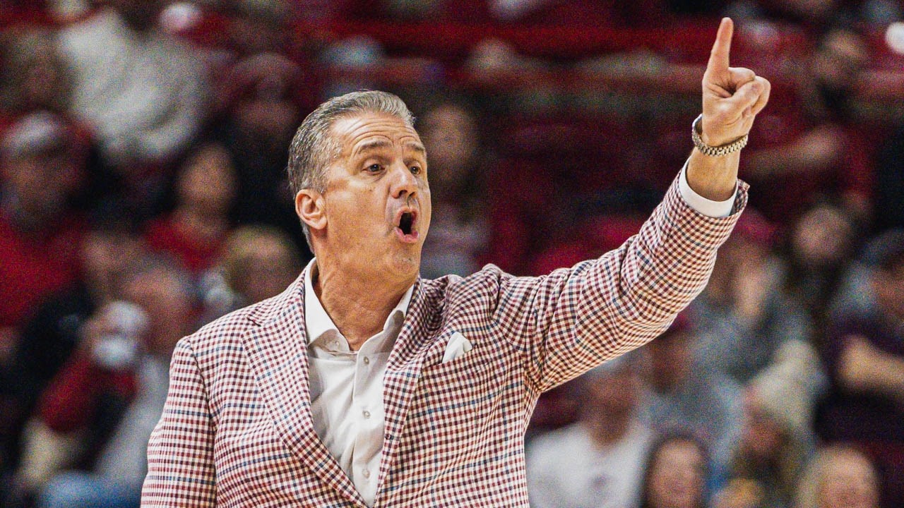 Razorbacks coach John Calipari after getting win over LSU