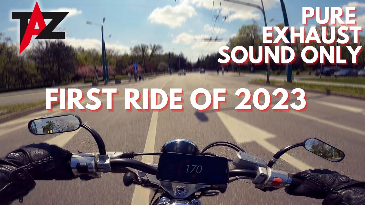 First ride of 2023 | Yamaha Dragstar XVS 650 Bobber | POV RAW PURE ENGINE SOUND 4K VSTAR