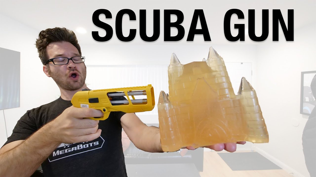 JoergSprave's Underwater Scuba Ringer Pistol VS Ballistics Gel