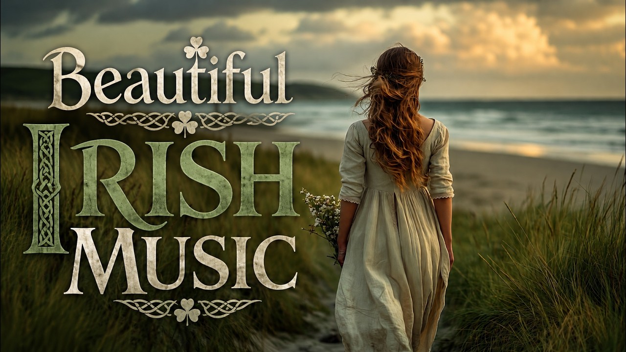 Ireland Celtic Music 🍀 Irish Scenery & Traditional Instrumental Folk | Soothing & Peaceful