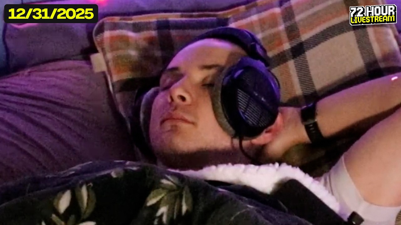 OVERNIGHT SLEEP STREAM (72 HOUR LIVESTREAM NIGHT 3)