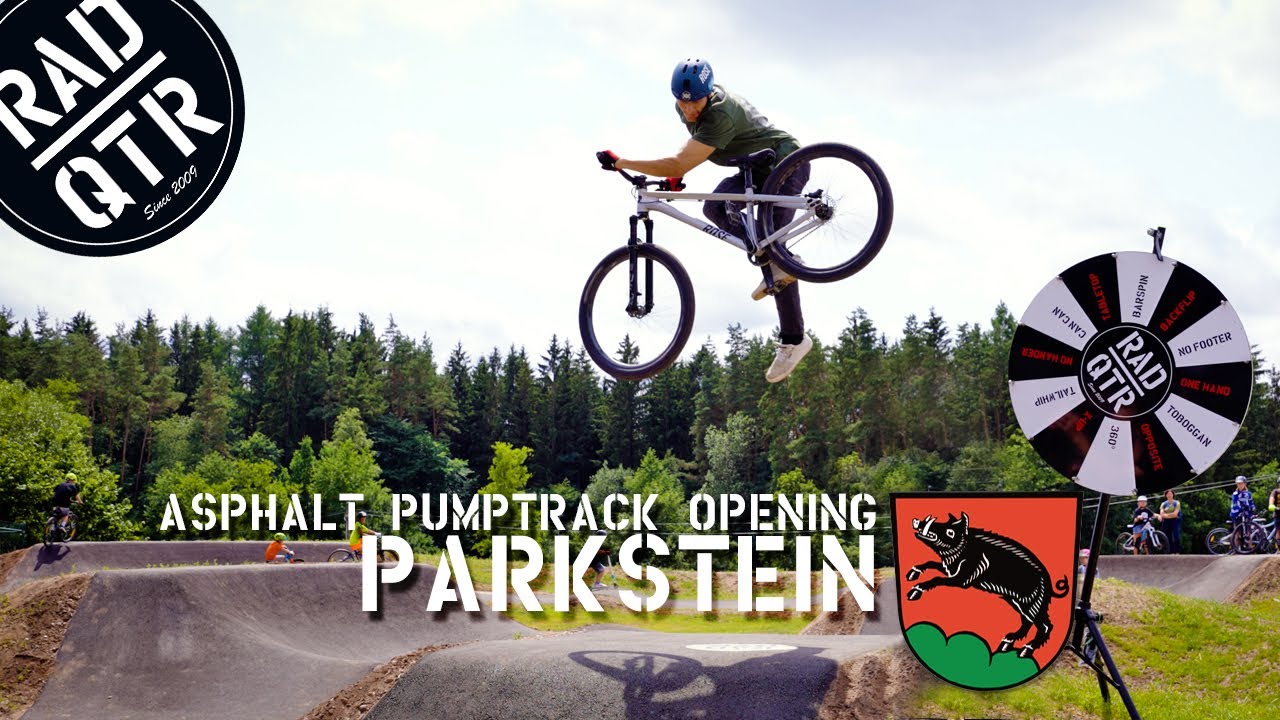 🎉 OPENING 🏁 mit Lukas Knopf – Asphalt + Kids Pumptrack PARKSTEIN  | RadQuartier Parks