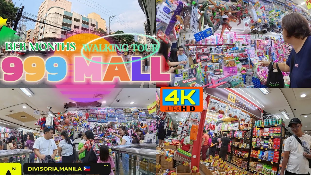 2025 FUTURE OF SHOPPING at DIVISORIA Manila 🛍️ || 4K Walking Tour of 999 Mall