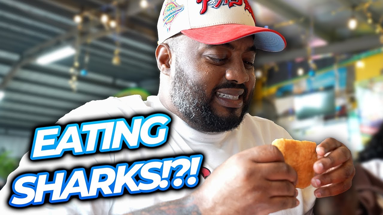 STRESSED OUT TRYING  BAKE & SHARK FOR THE FIRST TIME 😢 - CHEF JASON PERU - IN TRINIDAD 🇹🇹