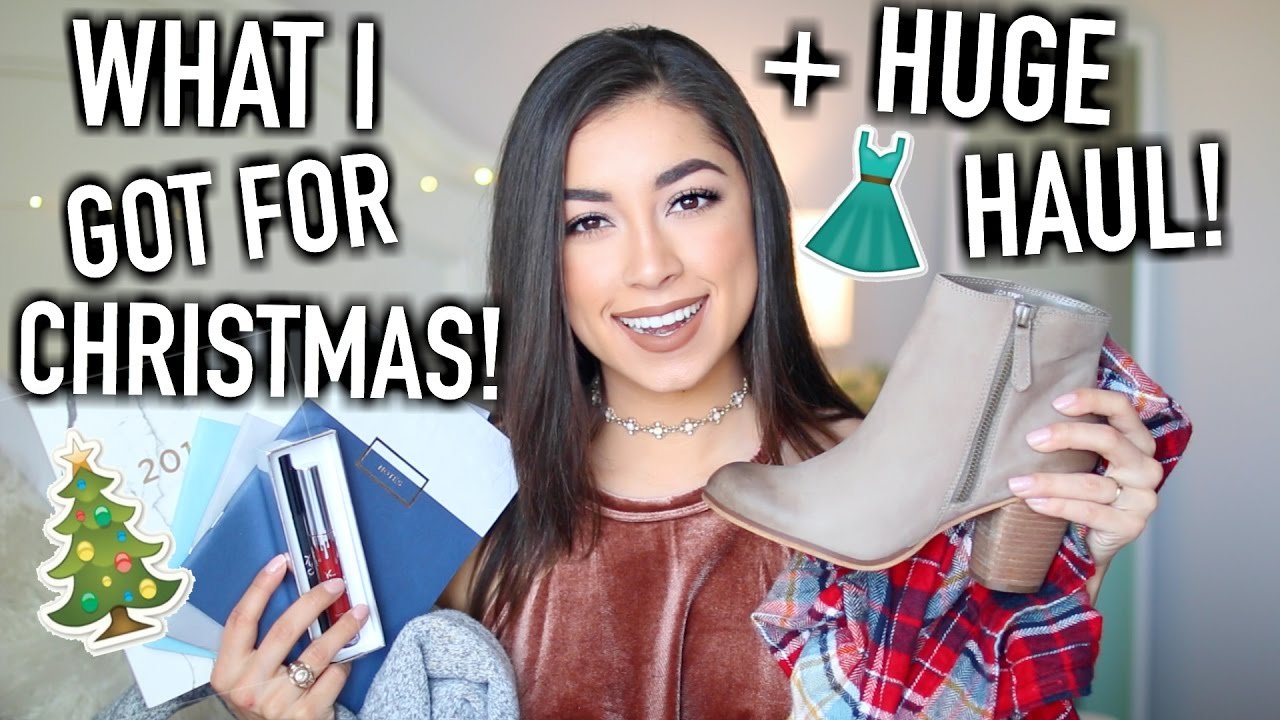 What I Got For Christmas + HUGE TRY ON HAUL!