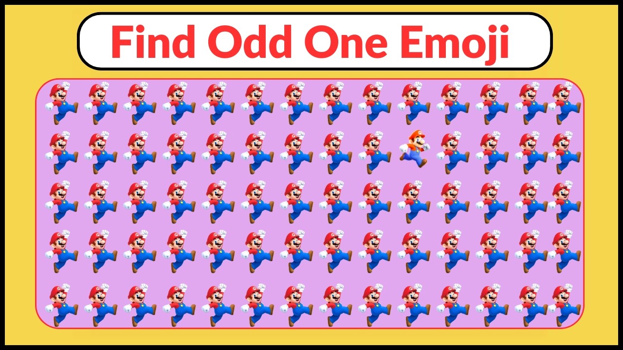 Spot The Odd One Out | Mario, Daisy & Fruit Puzzle || Quiz_2026 ||