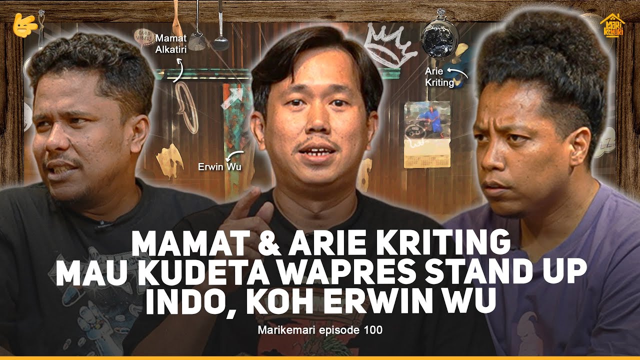 MAMAT KESAL, ERWIN WU IKUT ARIE KRITING PERCAYA NAGA ITU ADA - MARI KEMARI