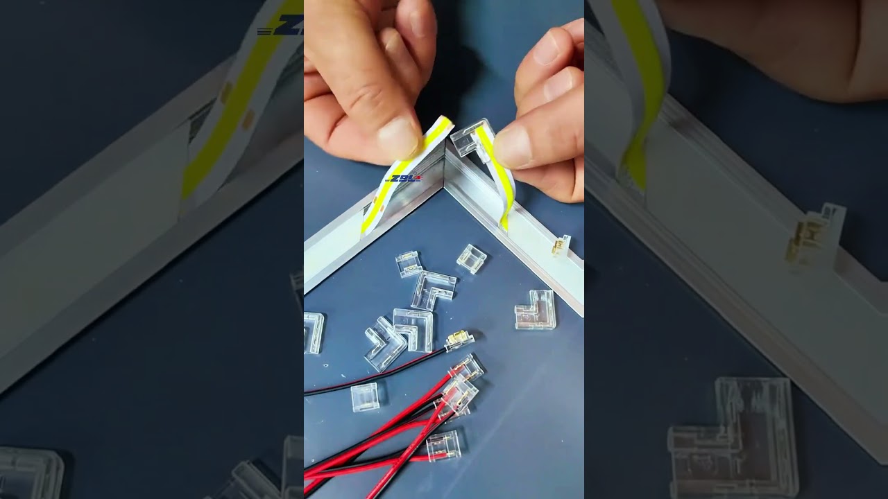 ✂️How to Install a Cuttable COB LED Strip Around a 90&deg; Corner?