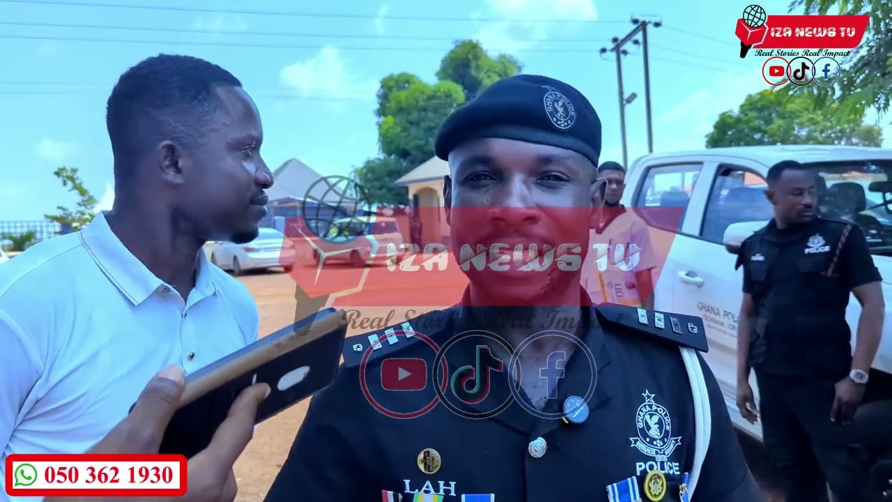 Ghana Police Service must see this - This Inspector is doing a wonderful job