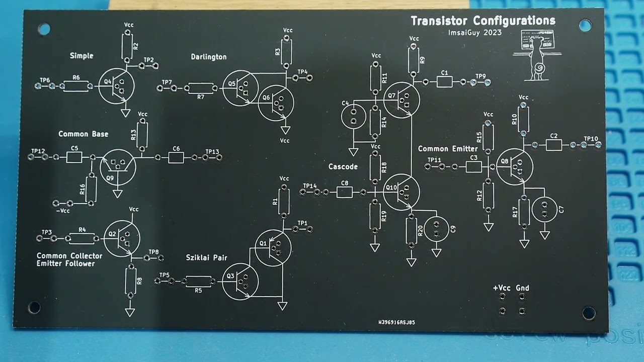 #1790 Transistor Teaching PC Board