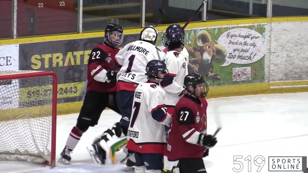 GOJHL Playoffs (Game 3) - Cambridge RedHawks vs Stratford Warriors