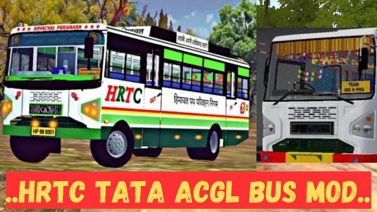 How to download HRTC Tata acgl bus mod 🤫 | Easy way to download HRTC Bus mod |
