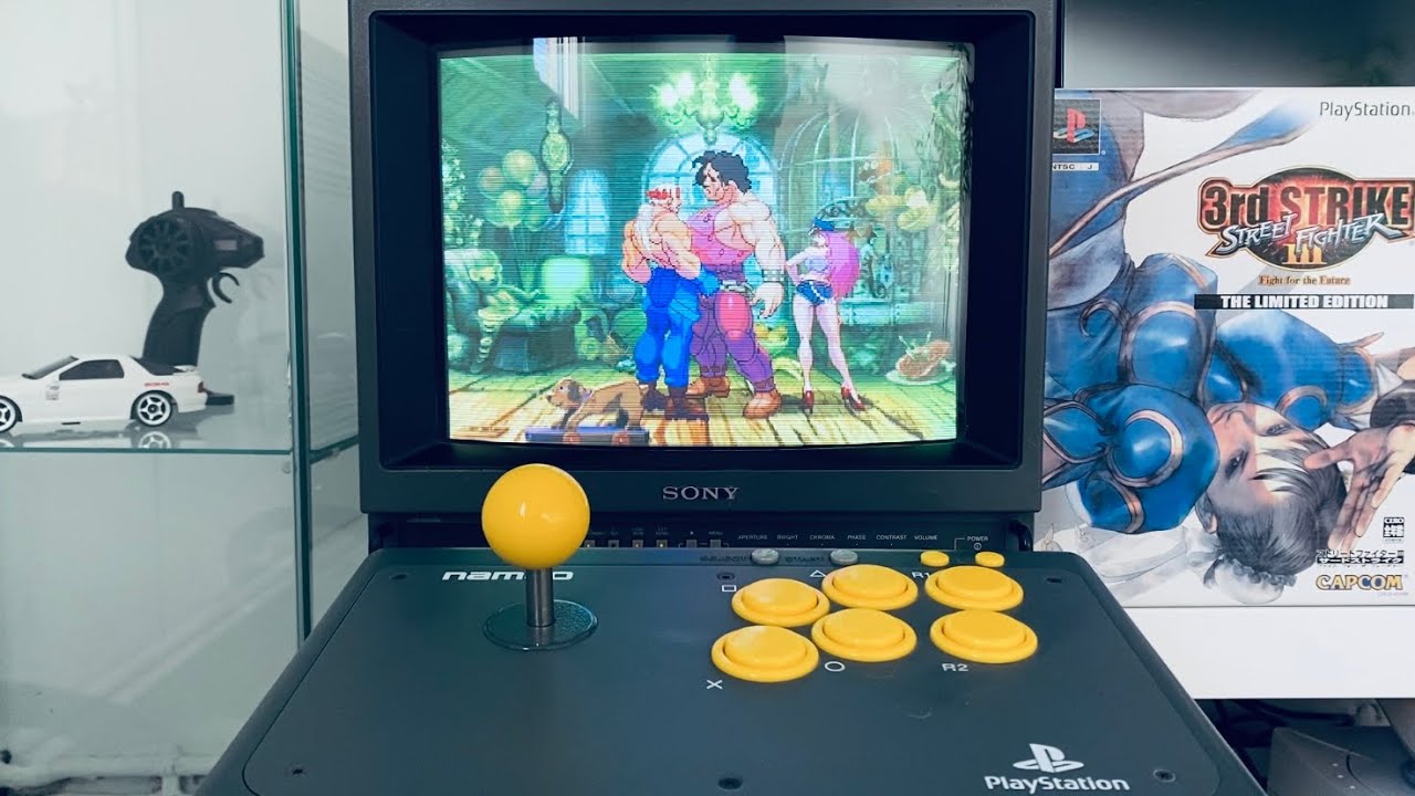 Street Fighter III 3rd Strike • PS2 Gameplay (Alex) • SONY BVM 