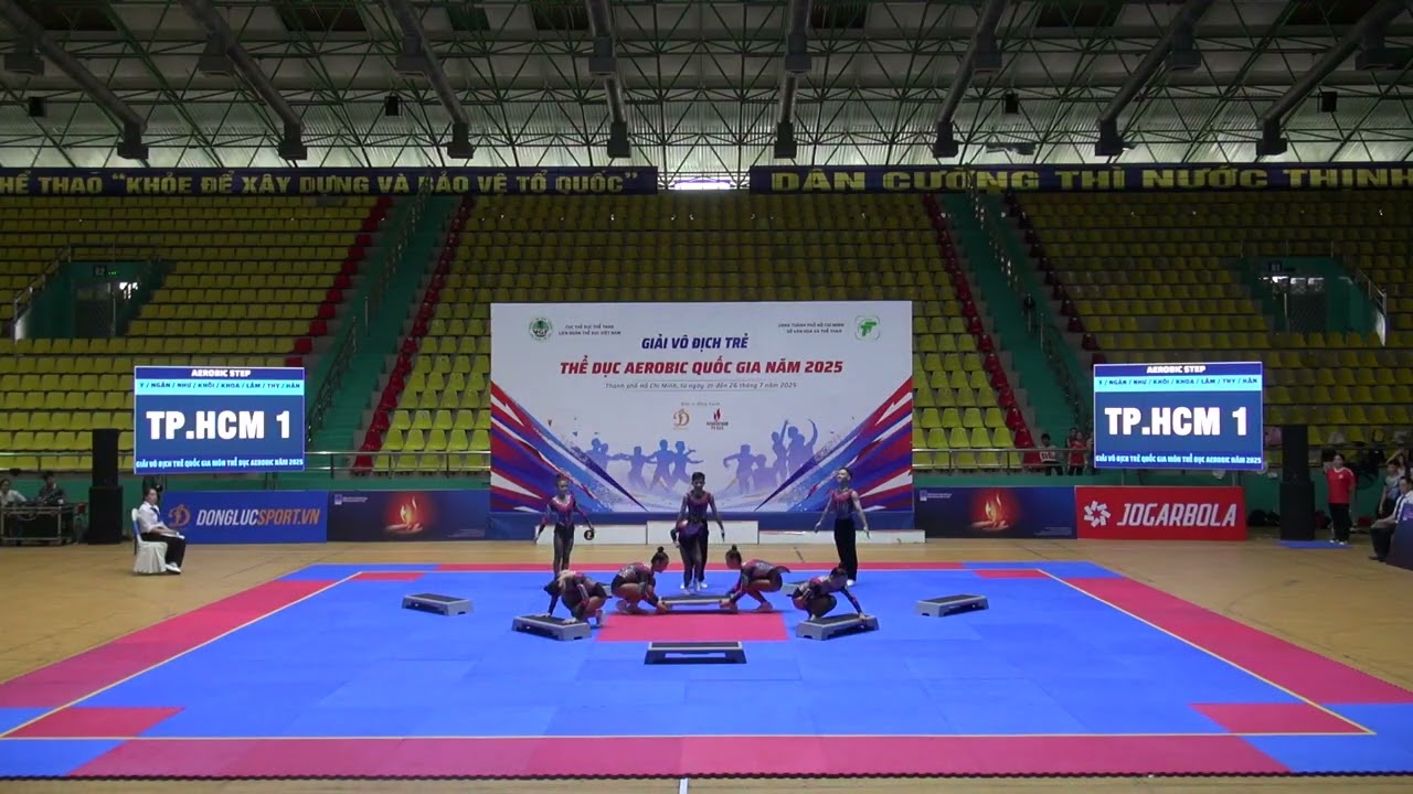 Chung Kết | Giải Vô Địch Trẻ | Thể Dục Aerobic Quốc Gia 2025 | Bài Aerobic Step A15-17 | Tp.HCM 1