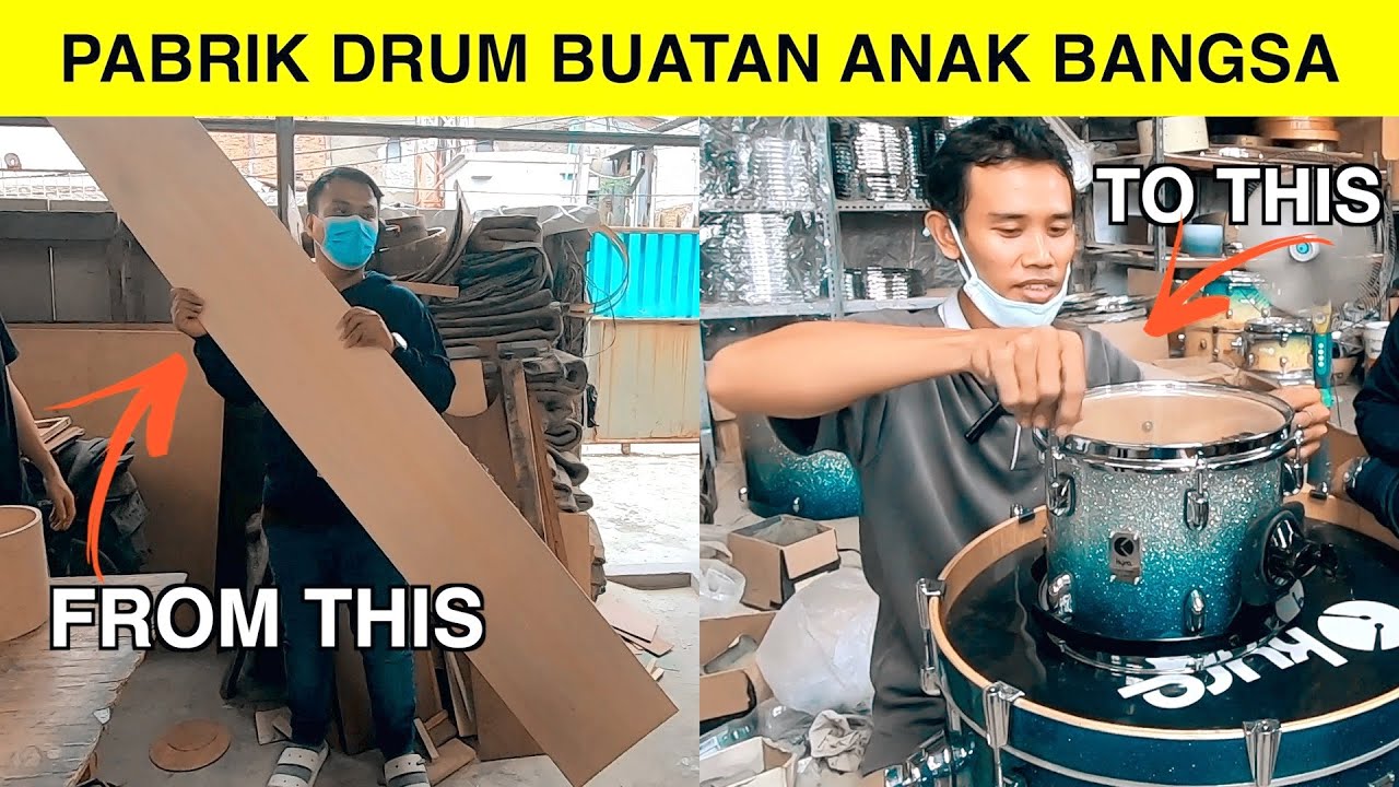 PABRIK DRUM BUATAN ANAK BANGSA, TERNYATA BEGINI ISINYA!